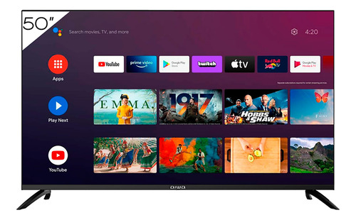 Smart tv aiwa 50" led 4k hdr google tv comando de voz