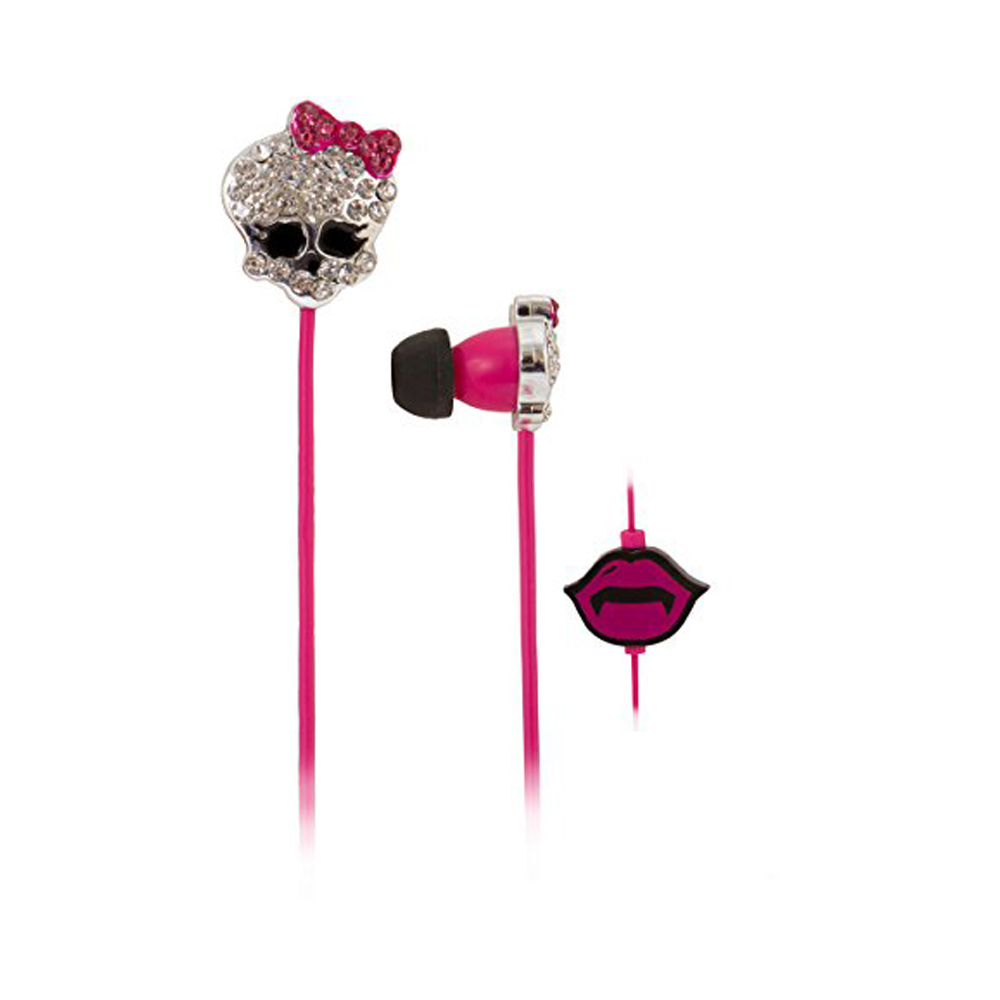 Auriculares cableados 3,5mm monster high bling