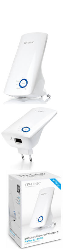 Tp-Link Extensor De Cobertura Wifi Universal A 300Mbps. Antenas 2 Internas.