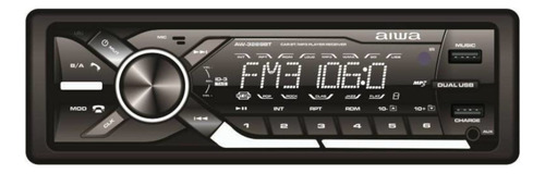 Radio para auto aiwa aw3269bt 4x50w bt rgb panel desmontable