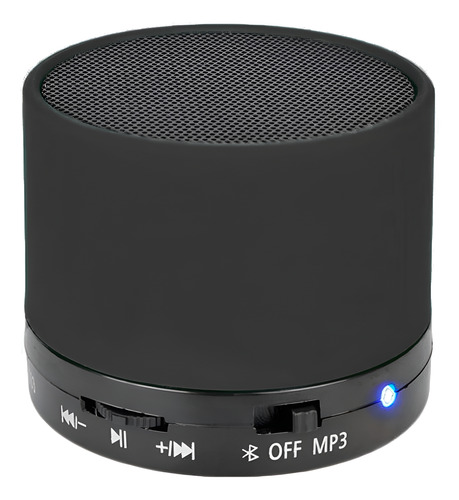 Parlante Bluetooth Gems Lector De Tarjetas Luz Led