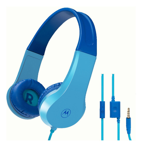 [MOTJR200BL] Auriculares Para Niños Motorola Moto Jr200 3,5mm 30mm